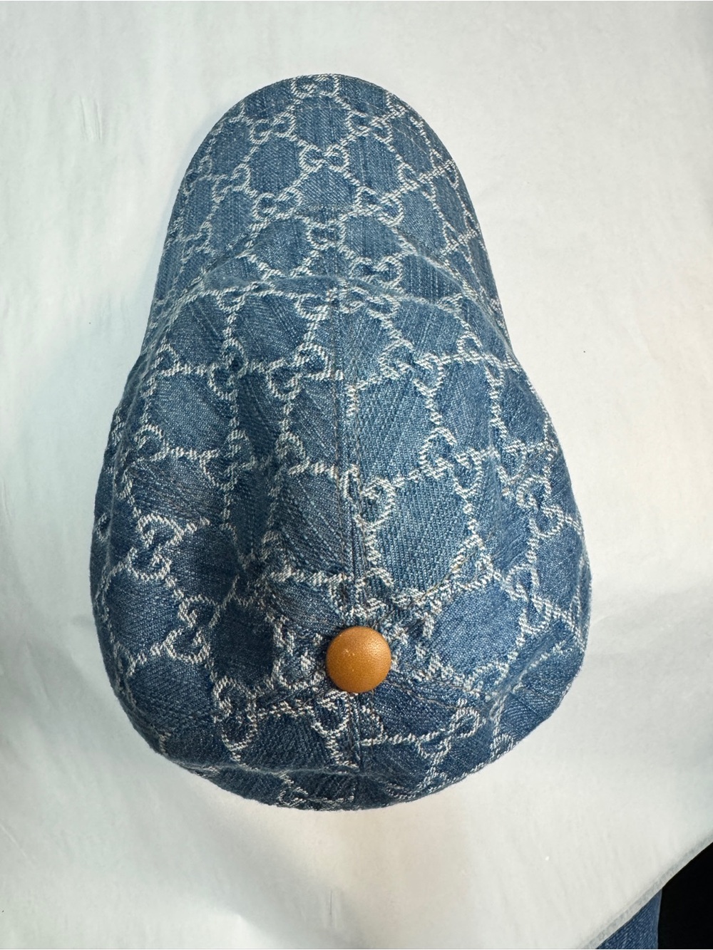 Authentic Gucci Denim GG Baseball Cap - Picture 7 of 10